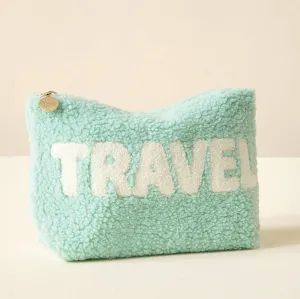 Teddy Pouch-Aqua Travel