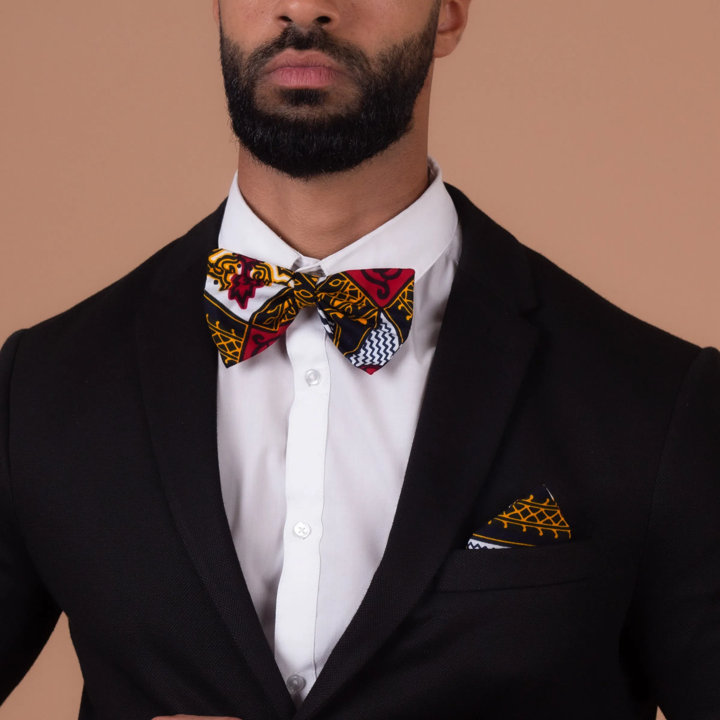 Teju Pocket Square & Bow Tie Set