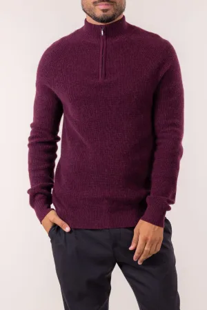 TEXTURED QUARTER ZIP