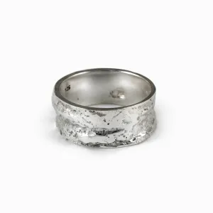 Textured Silver Ring