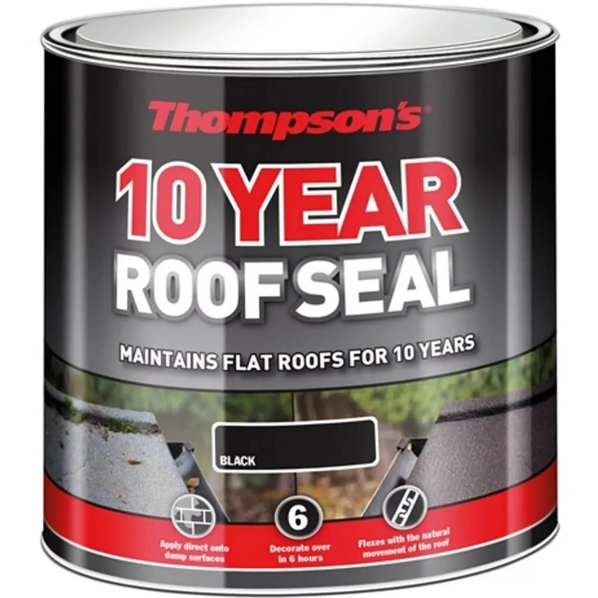 Thompson Roof Seal Black 1L