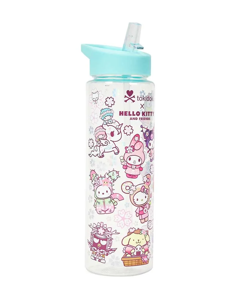 tokidoki x Hello Kitty and Friends Sakura Festival Water Bottle