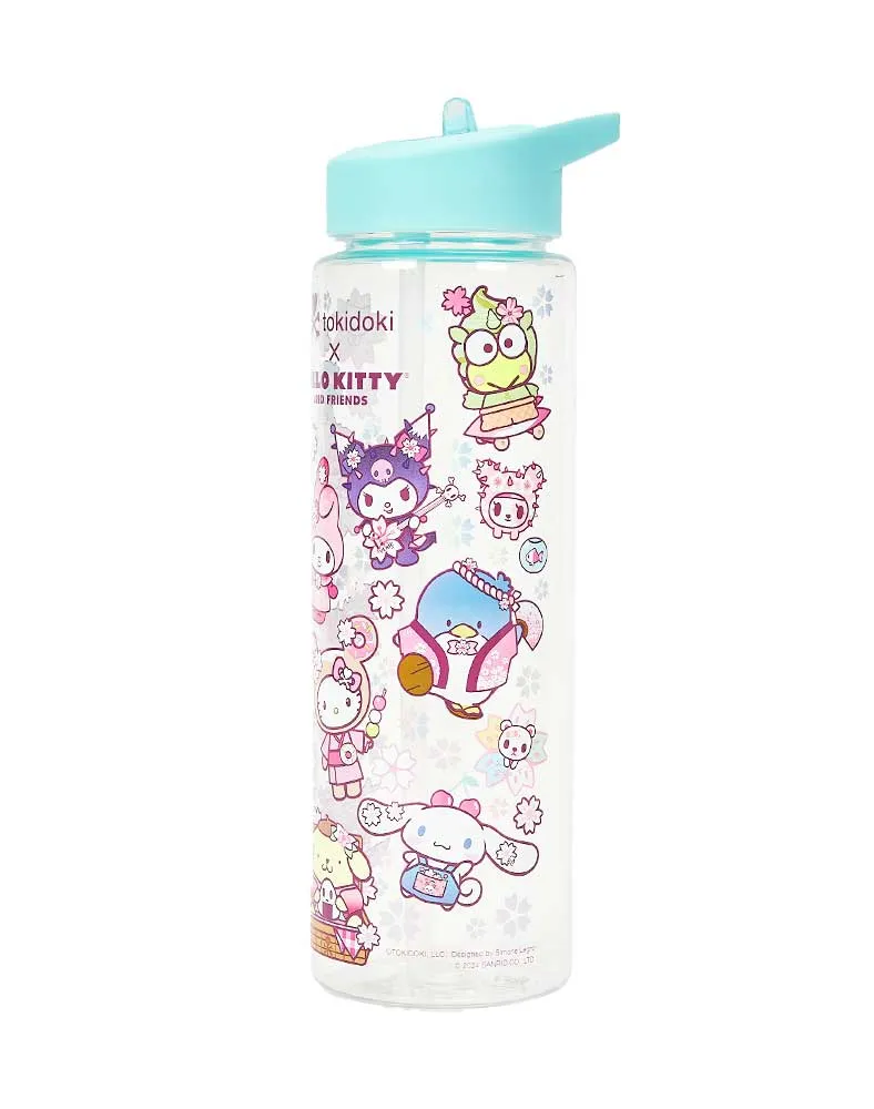 tokidoki x Hello Kitty and Friends Sakura Festival Water Bottle