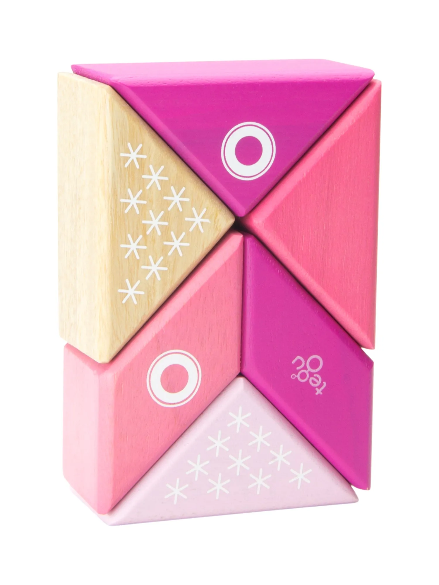 Travel Pals - Magnetic Wooden Block Set: Kitty