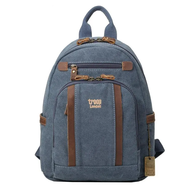 Troop London TRP0255 Classic Backpack in Blue