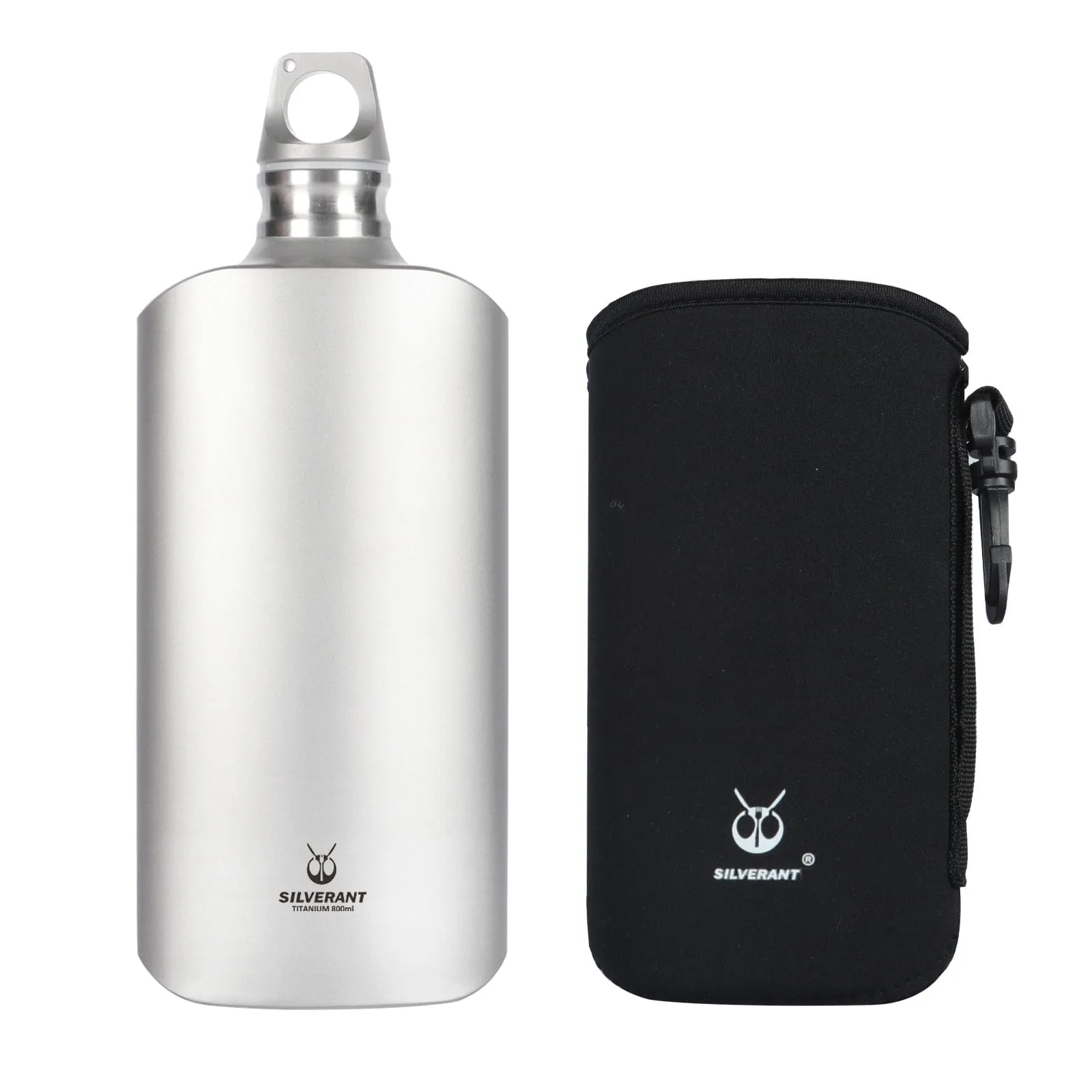 Ultralight Titanium Water Bottle 800ml/28.16 fl oz - Slim