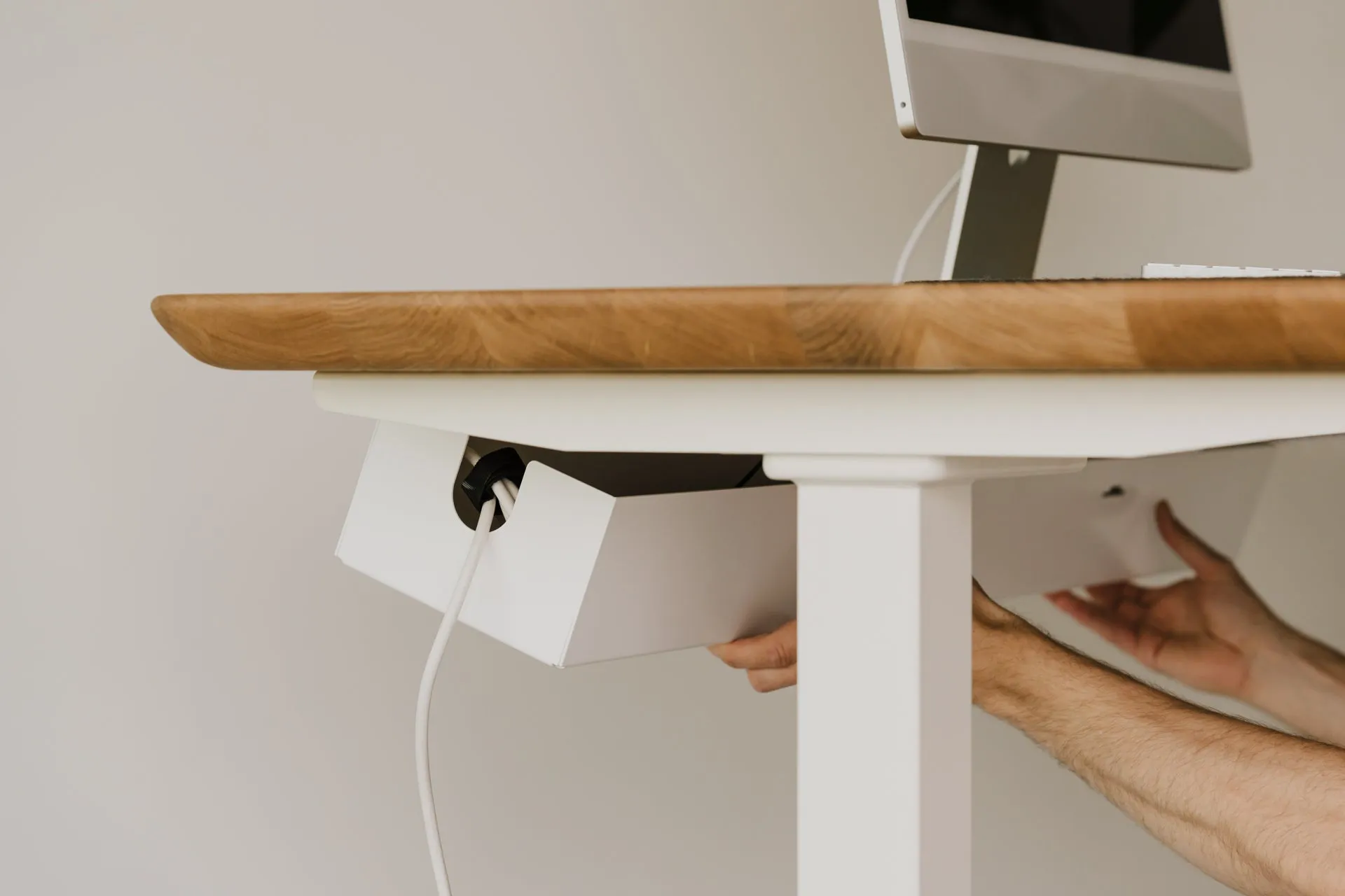 Underdesk Cable Management Tray