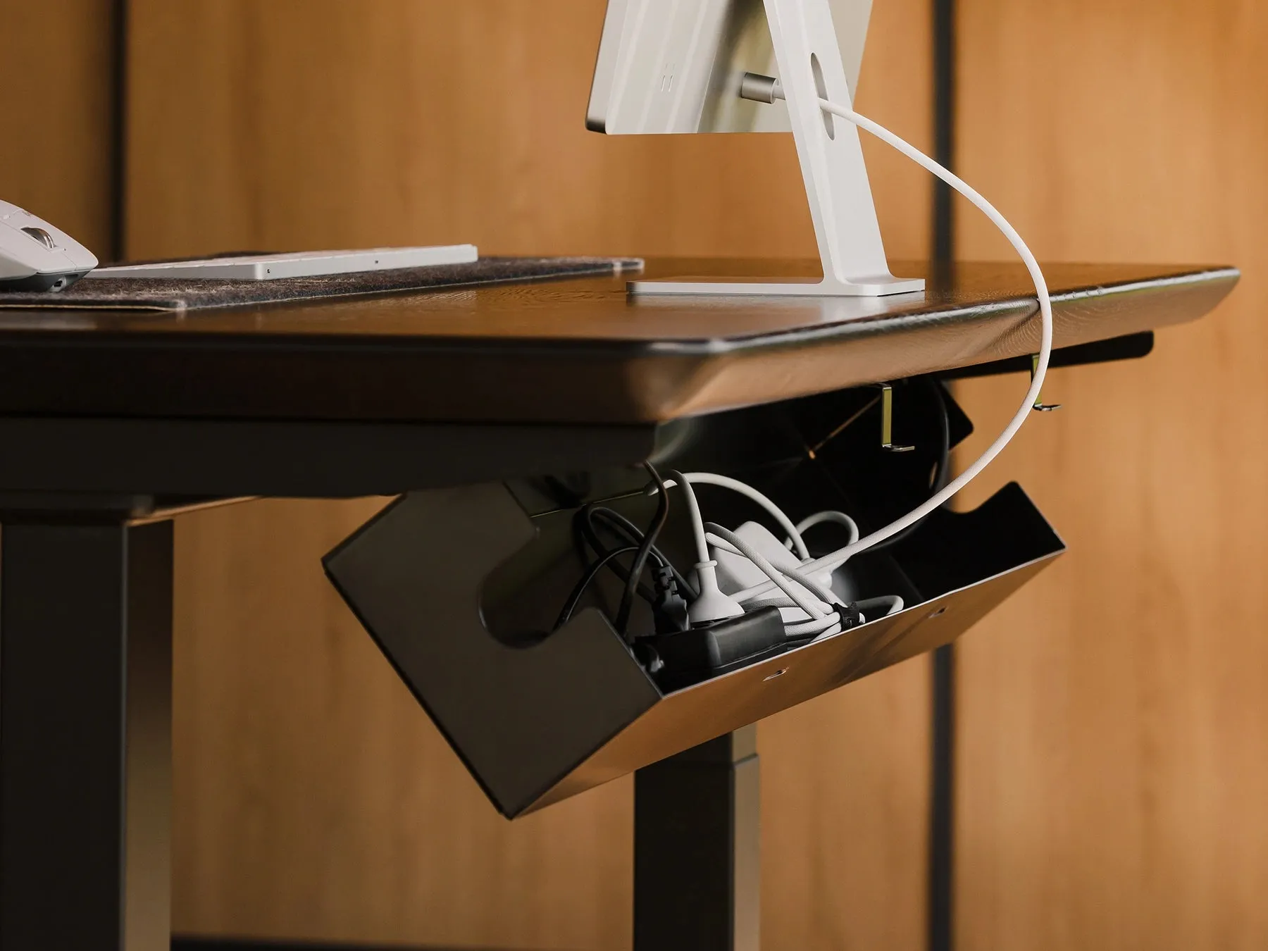 Underdesk Cable Management Tray