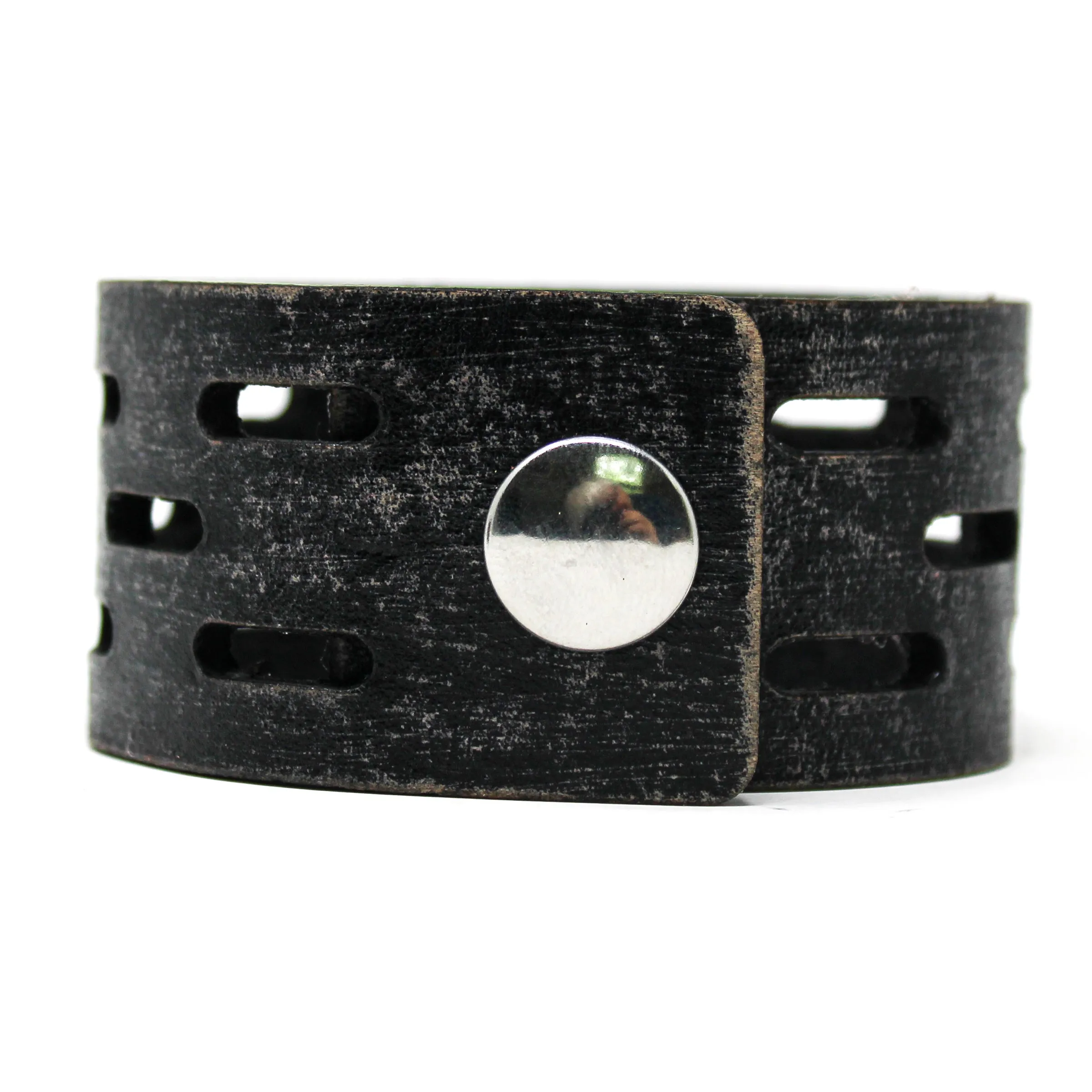 Unisex Leather Cuff - Minus Marks Cuff