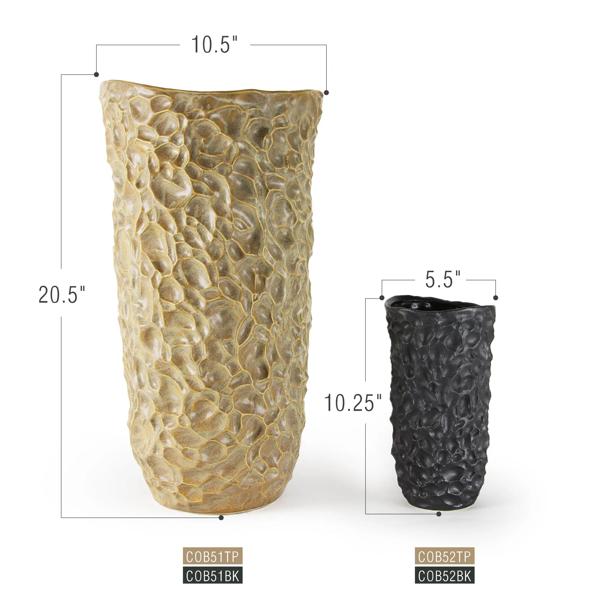 Urbane Textured Vase