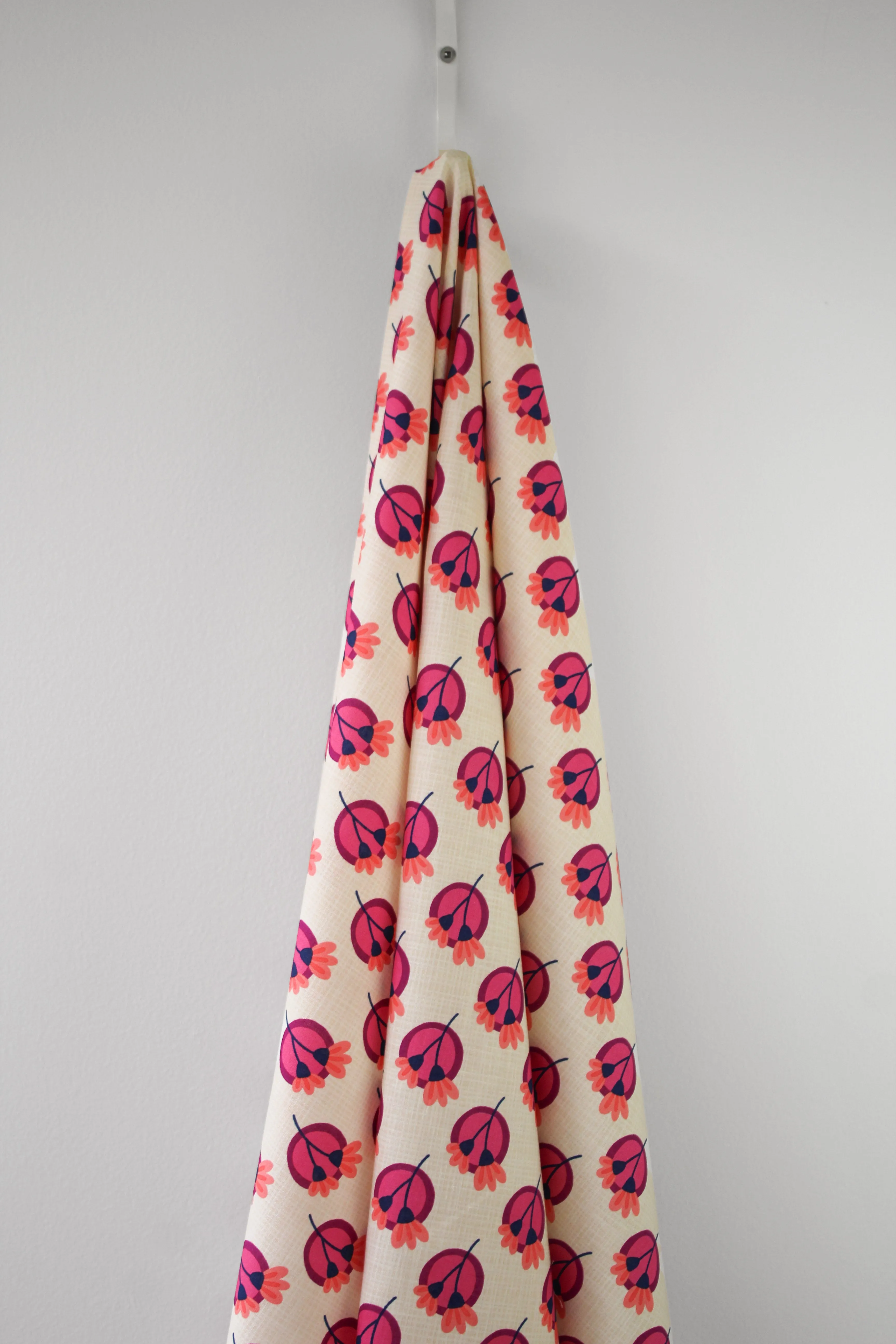 Valentia - Printed Stretch Cotton | Hibiscus