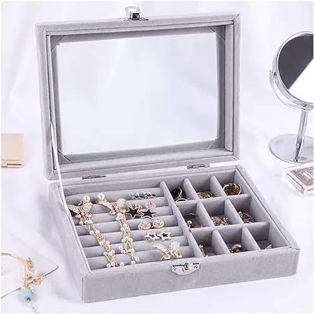 Velvet Easy View Jewelry Organizer