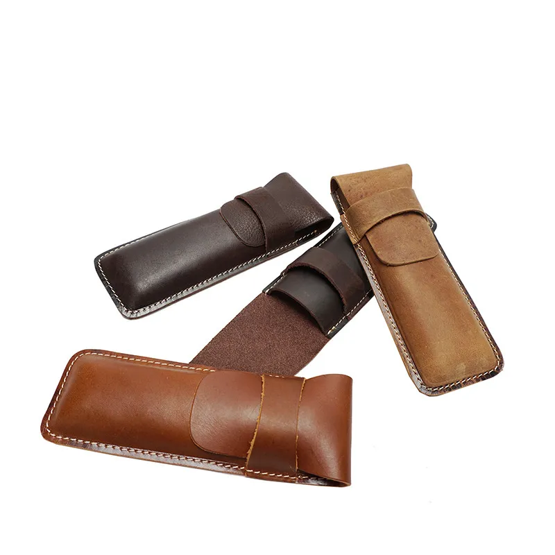 Vintage Leather Pen Protective Cases