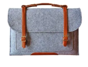 Vintage Woollen Macbook Air Bag With Handle