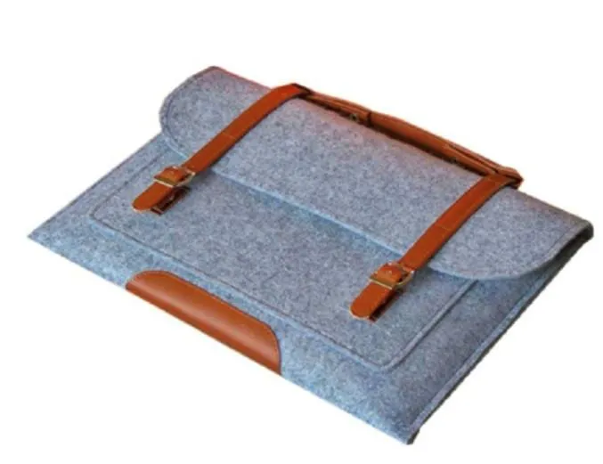 Vintage Woollen Macbook Air Bag With Handle