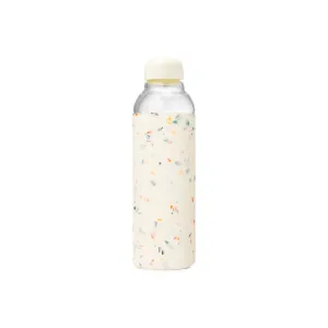 W&P Terrazzo Cream Glass Water Bottle