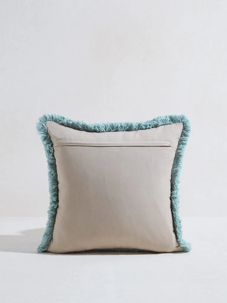 Westside Home Aqua Daisy Cushion Cover