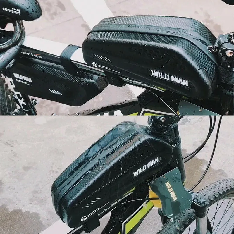 WILD MAN Mountain Bike Bag Top Tube Pannier Rainproof Waterproof Bicycle Bag Front Cycling Frame Bag Mtb Accesorios