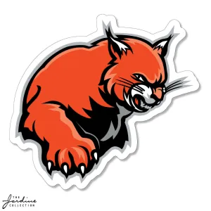 Wildcat Textured Sticker