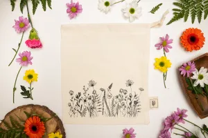 Wildflower Reusable bag