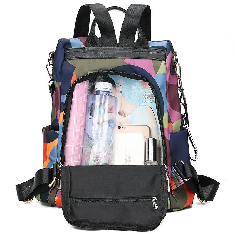 Women Fashion Anti-theft Waterproof Oxford Multifuction Backpack