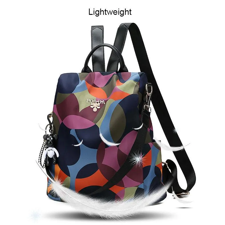 Women Fashion Anti-theft Waterproof Oxford Multifuction Backpack