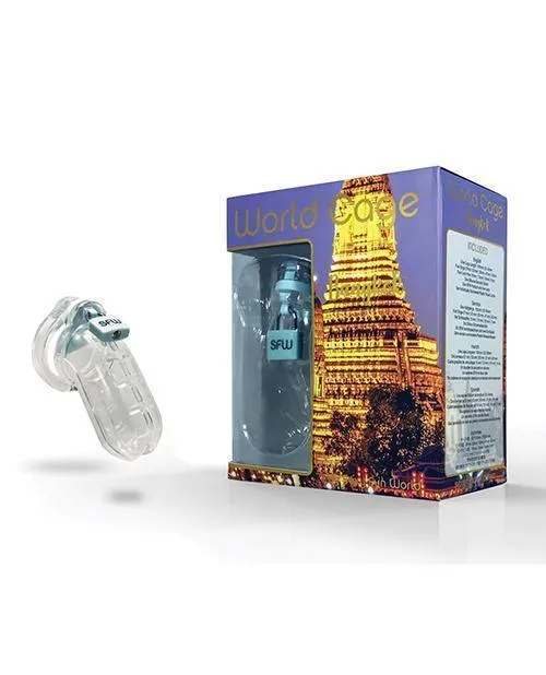 World Cage Bangkok Male Chastity Kit - Large 105 Mm X 40 Mm