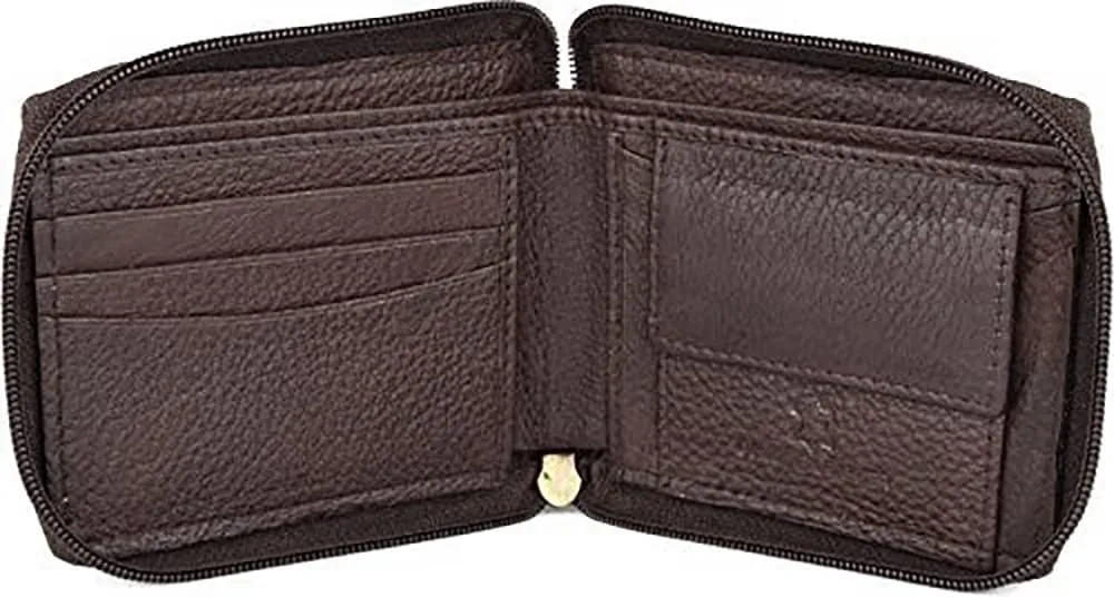 XAVIER RFID Protected Leather Wallet for Men