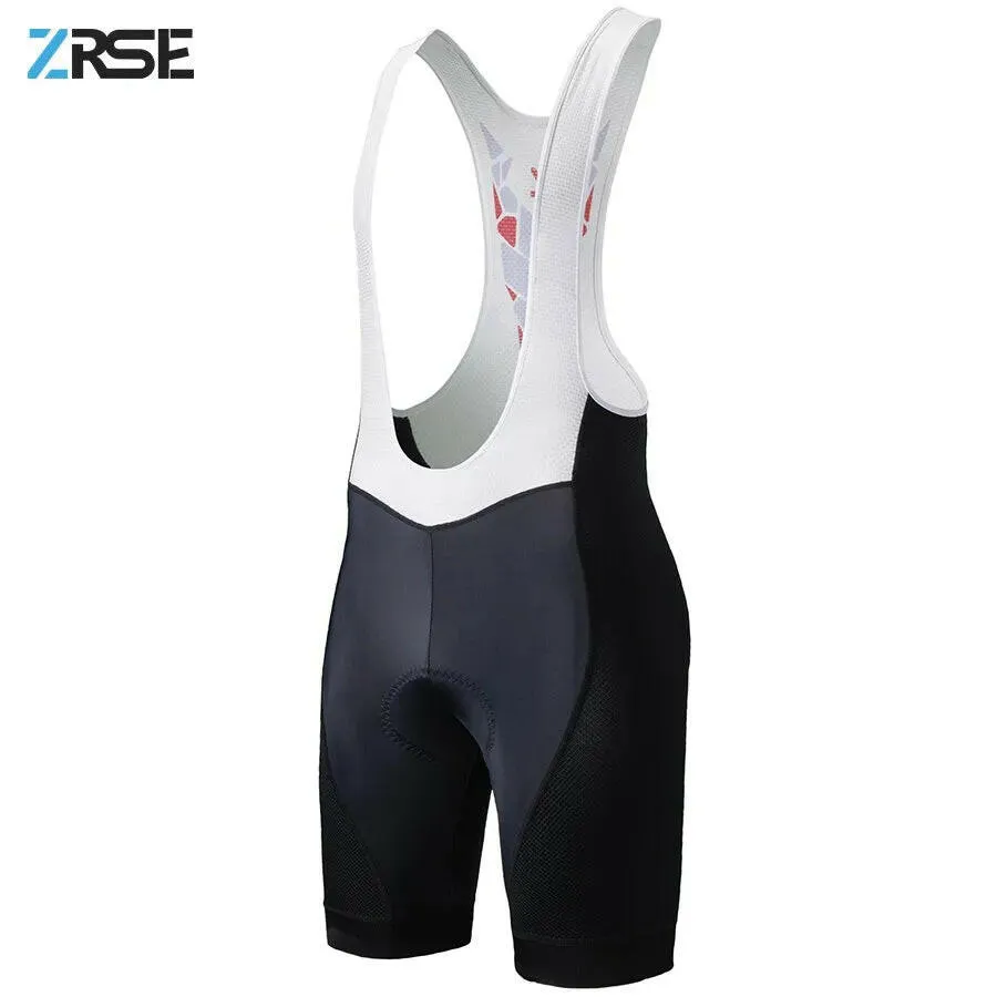 ZRSE Men Cycling Bib Shorts MTB Bicycle Clothing Man Bike Braces Tights Outfit Gel Pad Lycra Clothes